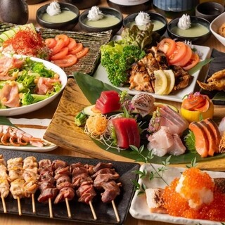 最大3時間飲み放題付の宴会コース3500円～各種ご用意♪