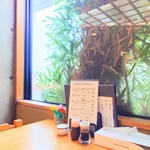 やぶ善 - 卓上常備。