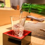 難波 すし麗 - 日本酒も豊富でした