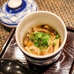 難波 すし麗 - 4種のキノコの茶碗蒸し