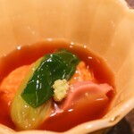 難波 すし麗 - 煮物の南京まんじゅう