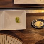 麺や くろえもん - 味変ようの、スパイス塩、山葵、白トリュフオイル