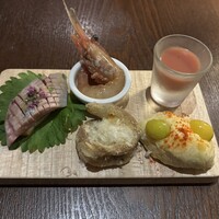 上六ワイン - 前菜盛り合わせ