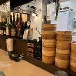 居酒屋もえぎ - カウンター風景