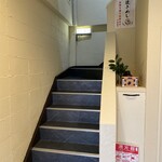 ドラゴン食堂 - 階段で