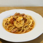 カフェトリコ - 厚切りベーコンとモッツァレラチーズのトマトソース