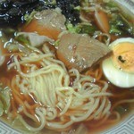 ミナト - 麺のアップ