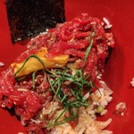 正泰苑 - 薬味色々のせて