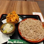 味奈登庵 - 料理写真:海鮮かき揚げつけ天そば