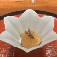 和やまむら - 鮑の酒蒸し　梅酢のゼリー