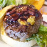 肉厚のジューシーなきのこデミソ・ハンバーグ 2014.11.9