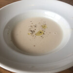 マザームーンカフェ 西宮店 - 山芋ゴールドスープ