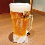 和穣苑 - 生ビール（大）