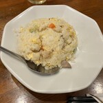 三喜園 - 半チャーハンが先に来ちゃった