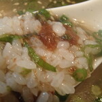 炭火焼鳥 おんどり - お茶漬け　梅紫蘇