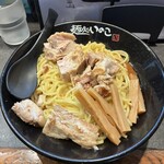麺処いのこ - えび味噌の油そば(大・汁なし麺)(850円)