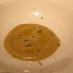 オーグードゥジュール ヌーヴェルエール - こちらの焼きナスとカボスのグルーテにつけていただきました。良い意味で和のテイストも楽しめました。