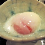 極浄うどん うだま - 2014.11牛しゃぶぶっかけ小に温玉トッピング