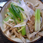 角萬 - 冷肉・太麺（850円）