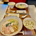 麺や くろえもん - 帆立の昆布水つけ麺（白）