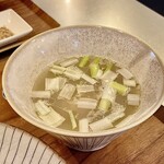 麺や くろえもん - 帆立がギュッと詰まった潮汁