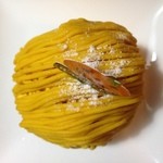 ル・パティシエ ヨコヤマ - 2014年9月：かぼちゃモンブラン(\385)