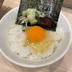 麺や ぱんだ - 辛味たまごかけご飯　250円