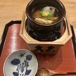 東茶屋 なかむら - ジャンボなめこ　鏑　あぶら揚げ鍋