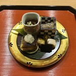 東茶屋 なかむら -  ちりめん山椒　秋刀魚　いくら　岩海苔炊いたもの　香の物