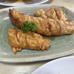 民宿 青塚食堂 - ほっけの天ぷら