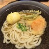 山下本気うどん - 野菜天ぷらうどん+半熟玉子天