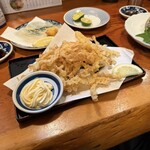 活魚料理 広海 - するめの天ぷら