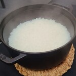 日本料理 TOBIUME - ⑲にえばな(お米品種:かわち清流米の夢つくし・福岡県河内産)
      小学校の児童の田植え体験なども行っている農家さんのお米、この辺りは地域に根差した田代シェフらしいです