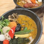 スープカレーGARAKU - 野菜スープカレーとガラクオリジナル