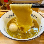 らぁ麺 秀登 - 超幅広麺