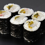 のん太鮨 - はまちの葉わさび巻