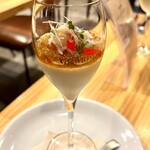 iitoki - ズワイガニとお野菜のババロア　カクテル仕立て