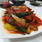 めだかタンタン - 野菜の麻辣炒め