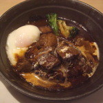 ジョナサン - 14-11-8　ﾊﾝﾊﾞｰｸﾞﾋﾞｰﾌｼﾁｭｰｿｰｽ　半熟卵添え