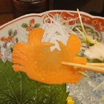 広島料理 西海 - R7.10.18大将手作りの人参の細工物。