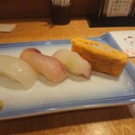 広島料理 西海 - R7.10.18締めは大将が目の前で握ってくれる握り4貫