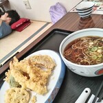 湯元 小金湯温泉 まつの湯 - 天ぷら蕎麦1200円