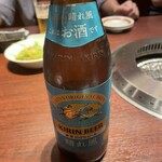 焼肉トラジ - 瓶ビールはキリン晴れ風♡