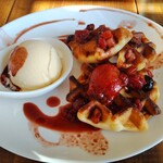 カフェ シエスタ - ワッフル