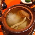 上野藪そば - 松茸の土瓶蒸し