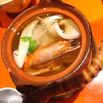 上野藪そば - 松茸の土瓶蒸し