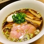 渦雷 - 醤そば　味玉