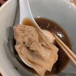 中華そば しば田 - 肉ワンタンも美味しくて、手抜き無しです。