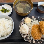 丼べえ - 料理写真:メンチカツ定食600円