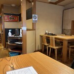 御清水庵 清恵 - 店内は意外と広々